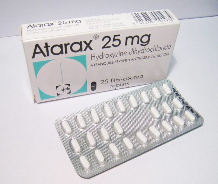 Atarax Vistaril 25mg 30 Tablets UCB SA